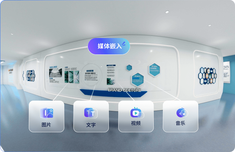 VR數(shù)字展廳，平面靜態(tài)跨越到3D立體化時代